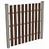 Забор-штакетник "ВЕЧНЫЙ" вертикальный высокий—