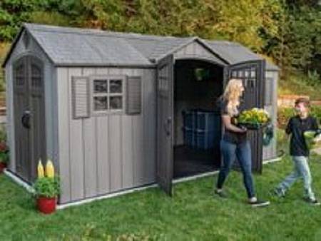 Сарай пластиковый WoodLook 15*8 DD Сарай пластиковый WoodLook 15*8 DD