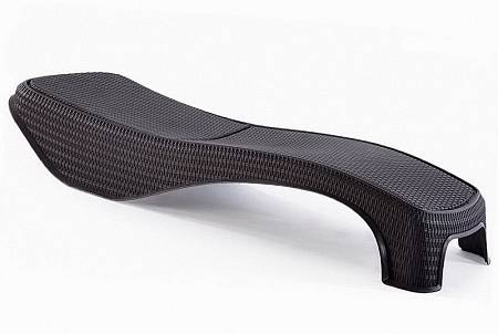 Шезлонг Atlantic, коричневый Шезлонг Atlantic, коричневый