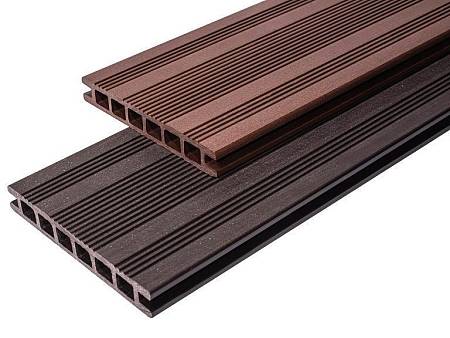 Террасная доска Ecodeck шовная, венге Террасная доска Ecodeck шовная, венге