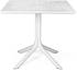 Стол квадратный NARDI Clip, белый—