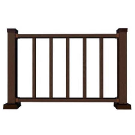 Ограждение ДПК holzhof woodstyle 3D секция 1 м.п. Ограждение ДПК holzhof woodstyle 3D секция 1 м.п.