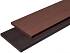 Подступёнок Deckron, Darvolex, Ecodeck полнотелый с брашингом, венге—1