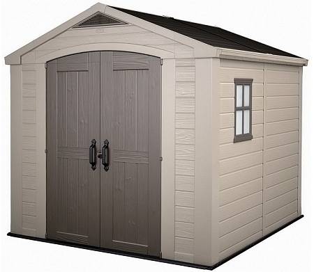 Сарай пластиковый FACTOR 8x8" Сарай пластиковый FACTOR 8x8"