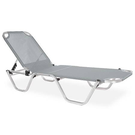 Шезлонг Dias алюминиевый, серый Шезлонг Dias алюминиевый, серый