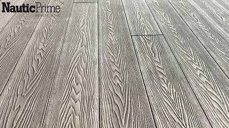 Террасная доска NauticPrime (Light) Esthetic Wood шовная с тиснением, антрацит Террасная доска NauticPrime (Light) Esthetic Wood шовная с тиснением, антрацит